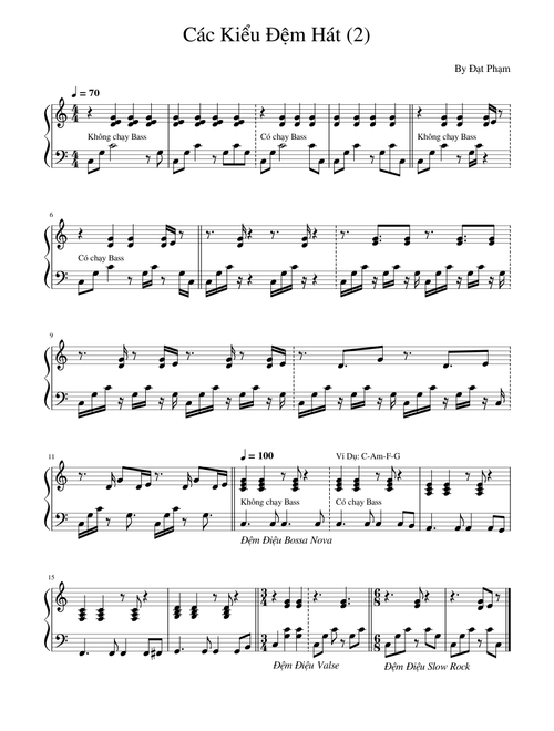 Các Kiểu Đệm Hát (2)
