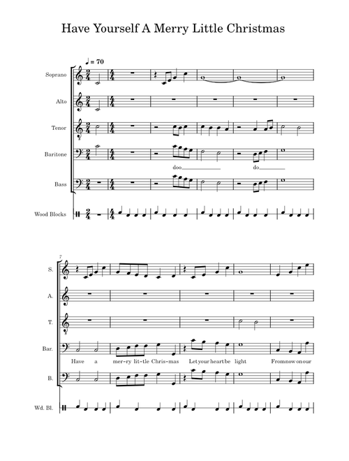 Have Yourself A Merry Little Christmas - Bojo Version (BB)