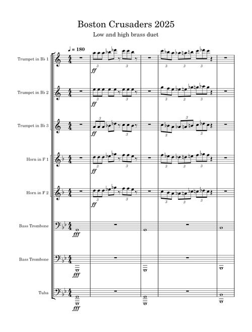 Boston Crusaders 2025 Bass trombone feature