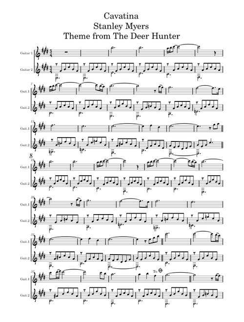 Cavatina – Stanley Myers Cavatina