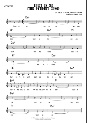 Play Official version of Trust In Me (The Python's Song) (from The ...