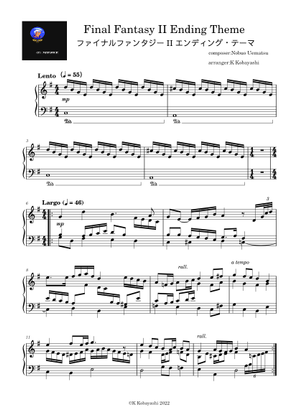 Ending Theme (Final Fantasy X Piano Collection) - Nobuo Uematsu
