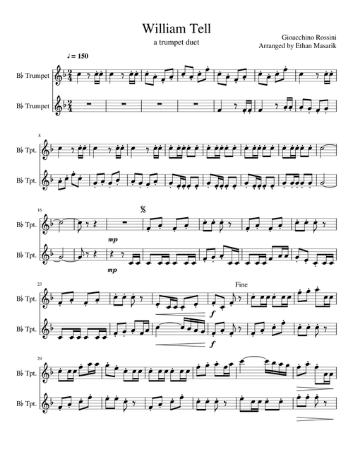 William Tell Trumpet Duet