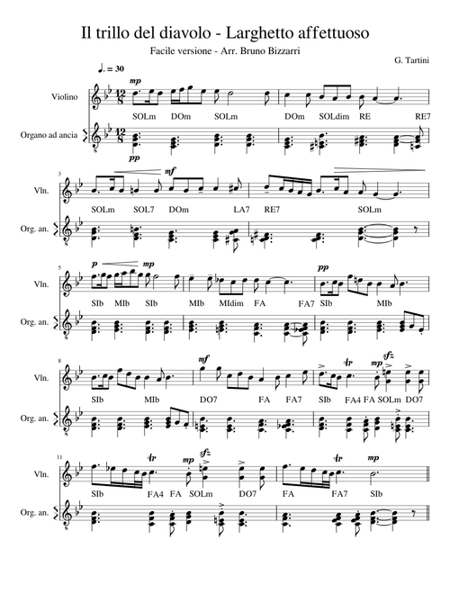 Il trillo del diavolo - Larghetto affettuoso. – Giuseppe Tartini