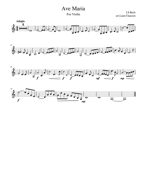 Ave maria – Johann Sebastian Bach Ave Maria