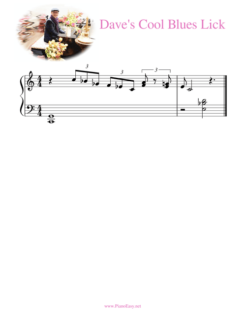 Dave's Cool Blues Lick