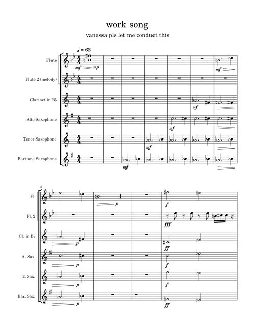 work song- woodwind warmup
