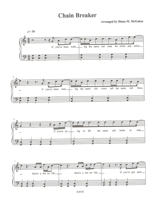 Chain Breaker (Arr. Diane M. McGahee) - Zach Williams, Jonathan Smith, Mia Fieldes (Small Ensemble)