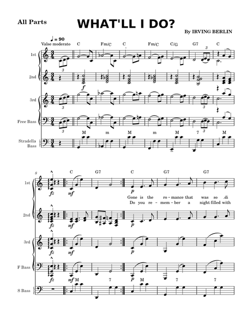 What'll I Do – Irving Berlin