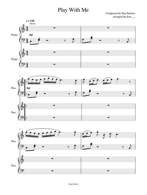 Play With Me - Piano Duet - Doki Doki Literature Club