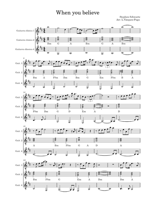 When You Believe – Stephen Schwartz