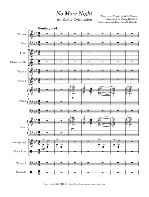 No More Night – Walt Harrah