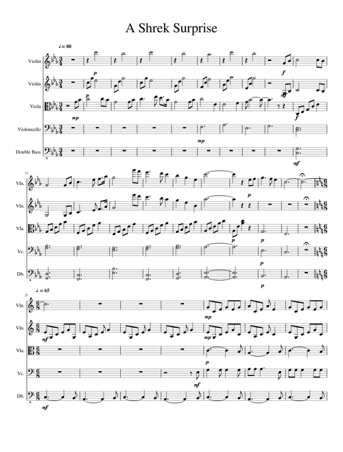 Shrek Medley for String Orchestra