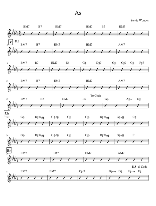 As - Stevie Wonder