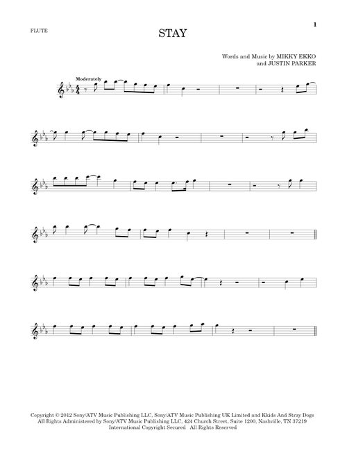 Stay - Rihanna (Flute Solo)