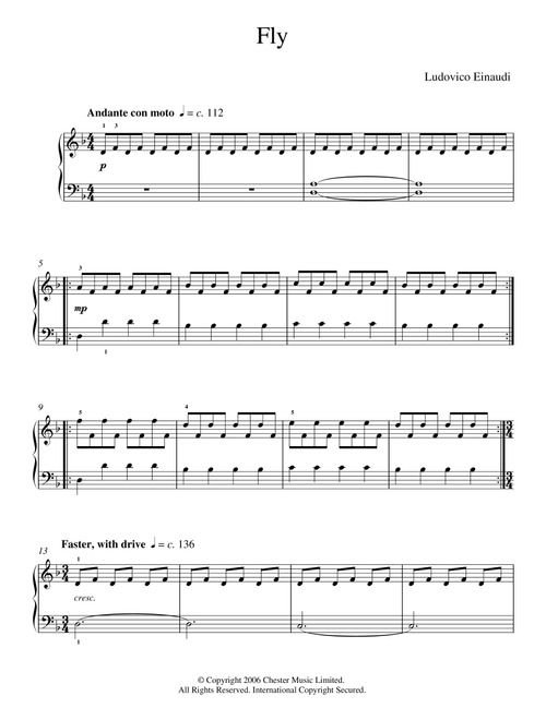 Fly - Ludovico Einaudi (Educational Piano)