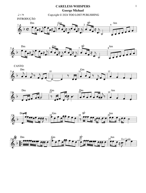 Careless Whisper (Arr. Heraldo Melo dos Santos) - Martin Czerny (Alto Sax Solo)