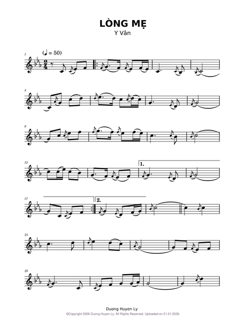 LÒNG MẸ - Y Vân (Đàn Bầu Cm)