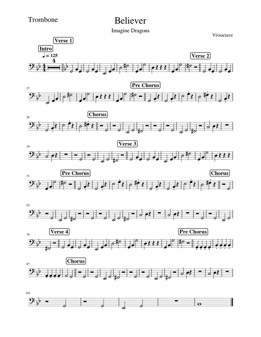 Believer Imagine Dragons Believer Imagine Dragons Mini Orchestra