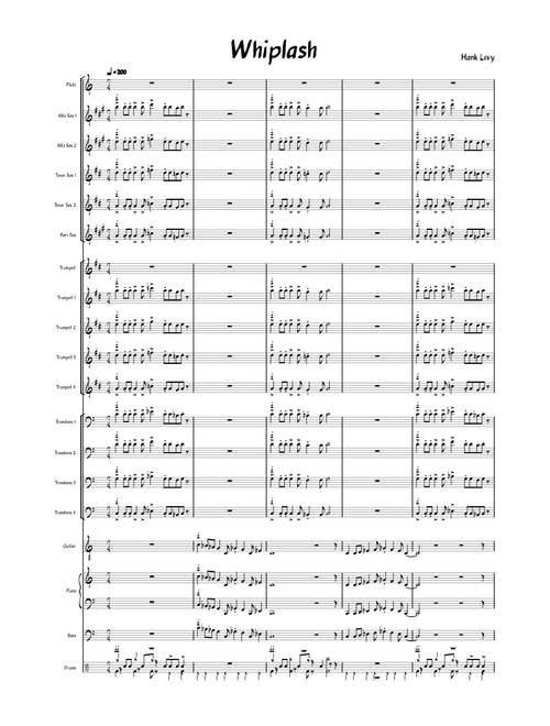 Whiplash – Hank Levy Whiplash