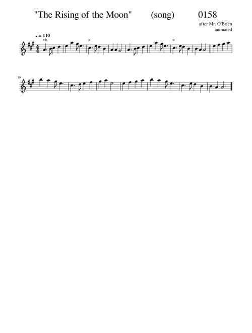 "The Rising of the Moon" (song) 0158