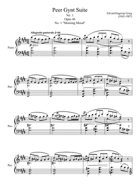 グリーグ Peer Gynt 楽譜 Opus 23 グリーグ Peer Gynt 楽譜 Opus 23 Peer Gynt - Op. 23 - Edvard