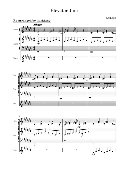 Elevator Jam – LSPLASH Elevator Jam