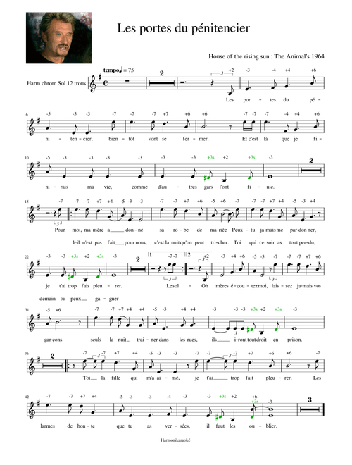 Les portes du penitencier – Johnny Hallyday
