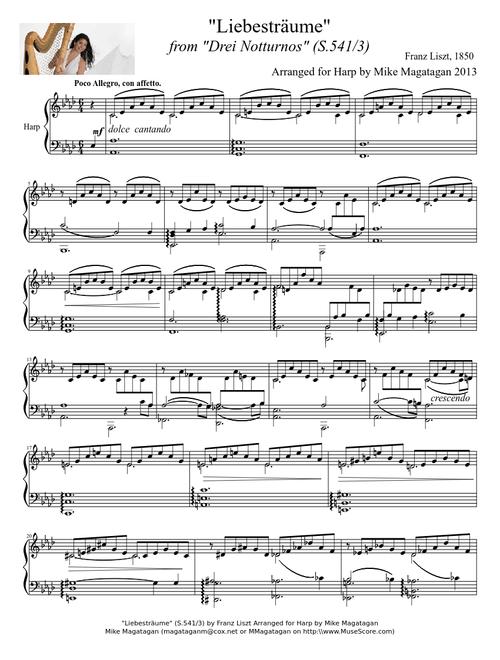 "Liebesträume"from "Drei Notturnos" (S.541/3)
