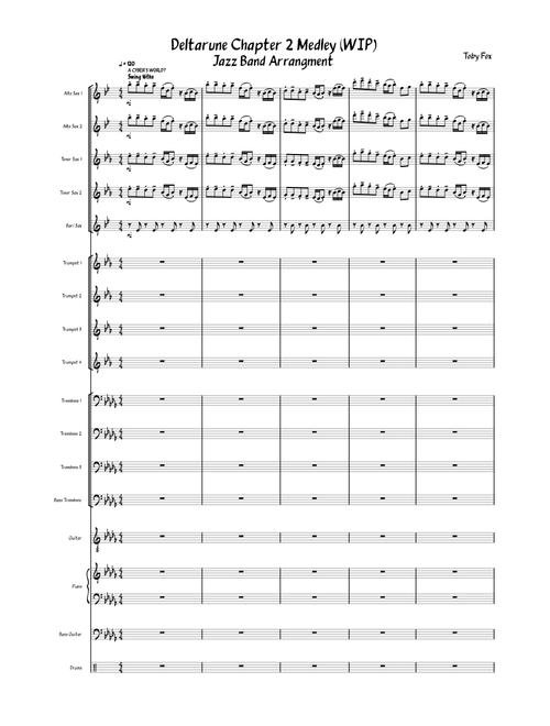 Deltarune Chapter 2 Jazz Medley (WIP)
