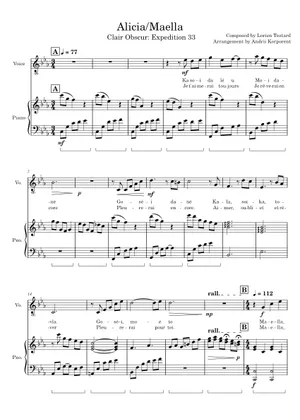 赤ヘル追撃譜 Alicia – Clair Obscur: Expedition 33 (Violin Cover by