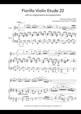 Fiorillo, Federigo - 36 Etudes Or Caprices - Violin - Edited By E Singer - Carl Fischer Edition