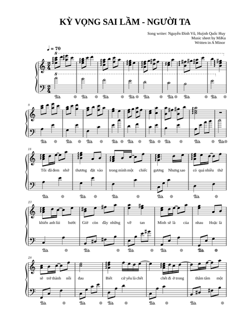 Kỳ Vọng Sai Lầm - Người Ta (Huỳnh Quốc Huy, Nguyễn Đình Vũ) - Tăng Phúc