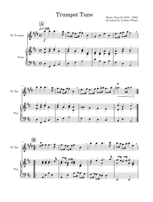 Purcell's Trumpet Tune