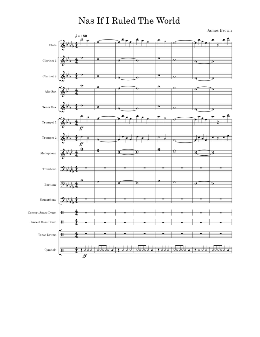 nas if i ruled the world piano