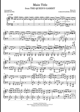 Le Jeu De La Dame ( The Queen's Gambit) - Thème Principal