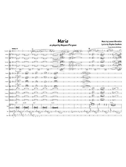 Maria - Maynard Ferguson