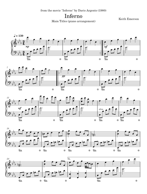 Inferno - Keith Emerson