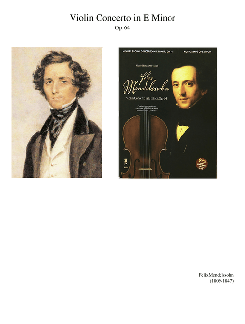 Violin Concerto in E Minor Op. 64