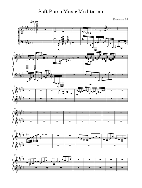 Soft Piano Music Meditation Peace and Quiet Time