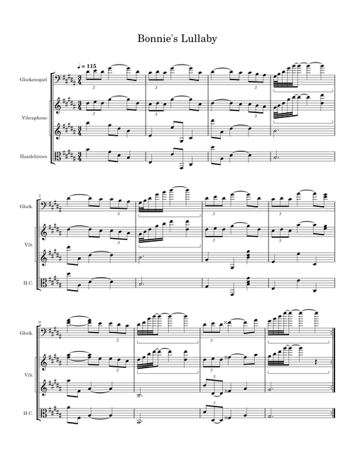 Serenade (Bonnie's Lullaby) – Franz Schubert