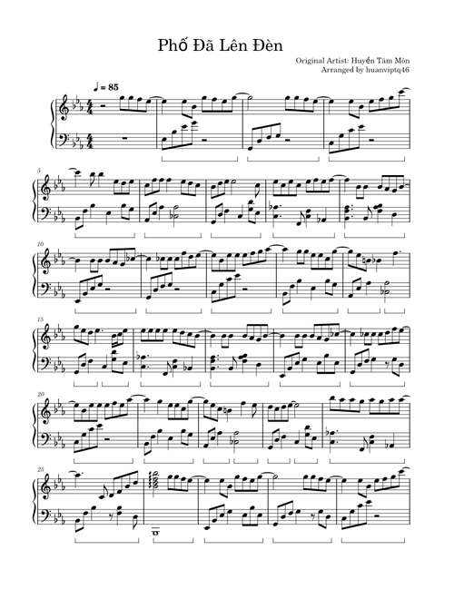 Phố Đã Lên Đèn – Huyền Tâm Môn