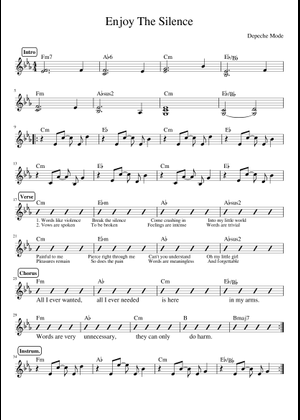 Enjoy the silence – Depeche Mode Depeche Mode - Sibeling dit..mscz