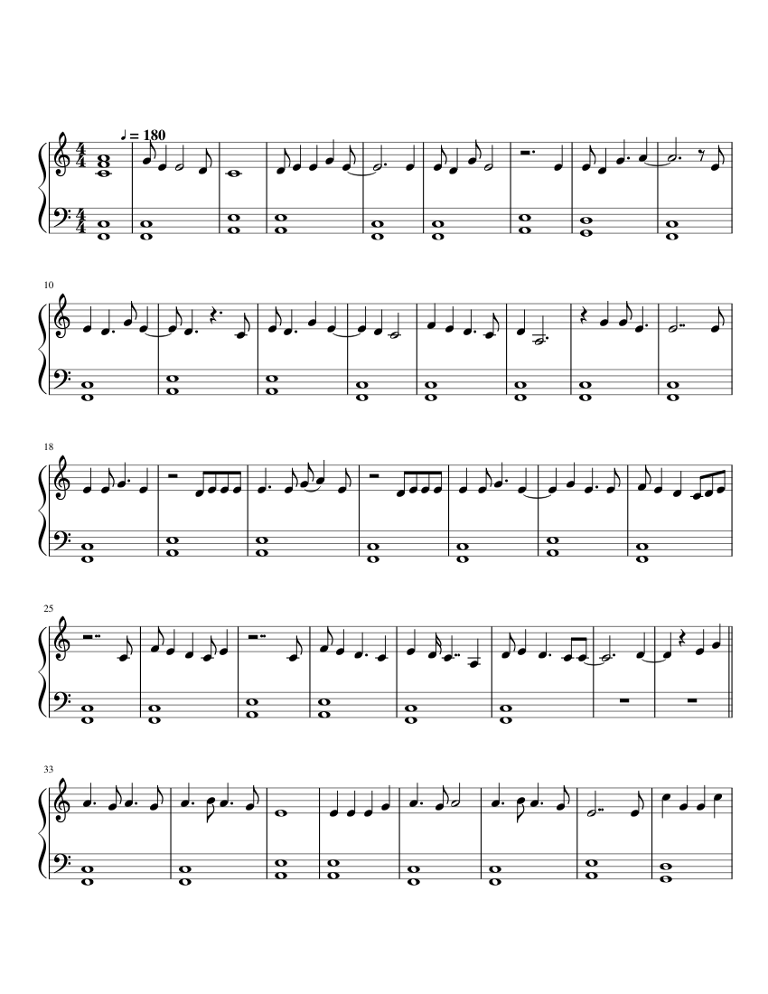 Scars to your beautiful Alessia Cara Sheet music for Piano (Solo