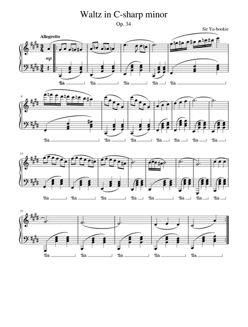 Waltz in C-sharp minor