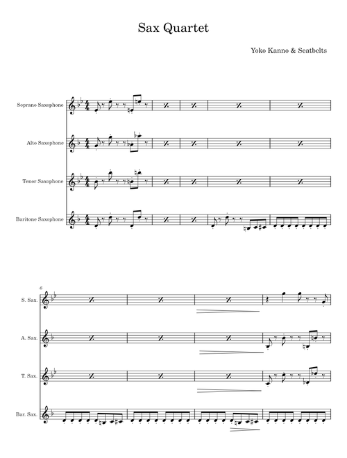 Sax Quartet (Cowboy Bebop) - Yoko Kanno