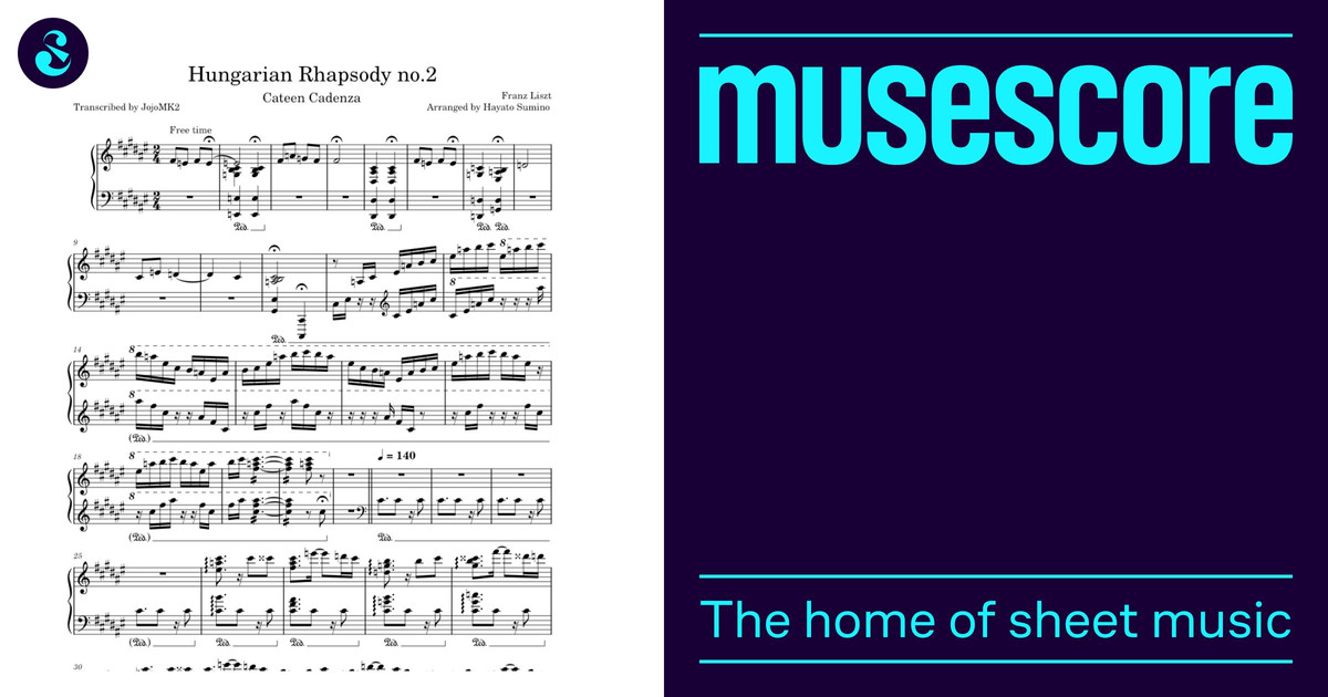 Liszt Hungarian Rhapsody no2 (Cateen Cadenza) Work in progress