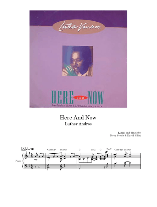 Here And Now – Luther Vandross