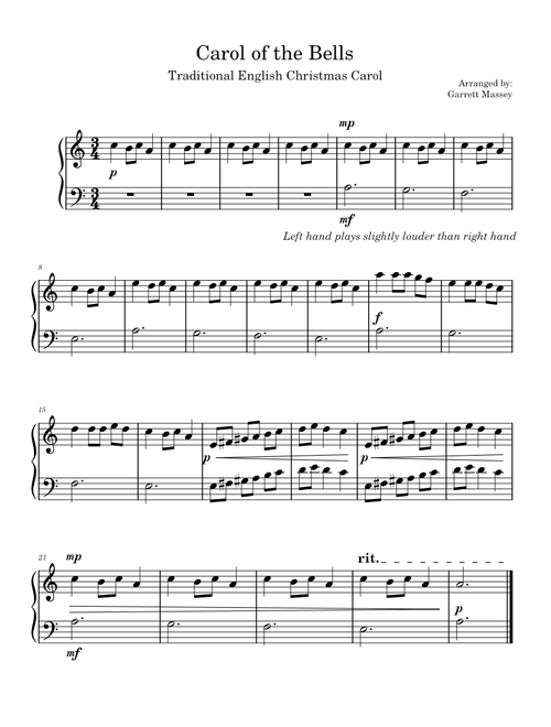 Carol of the Bells