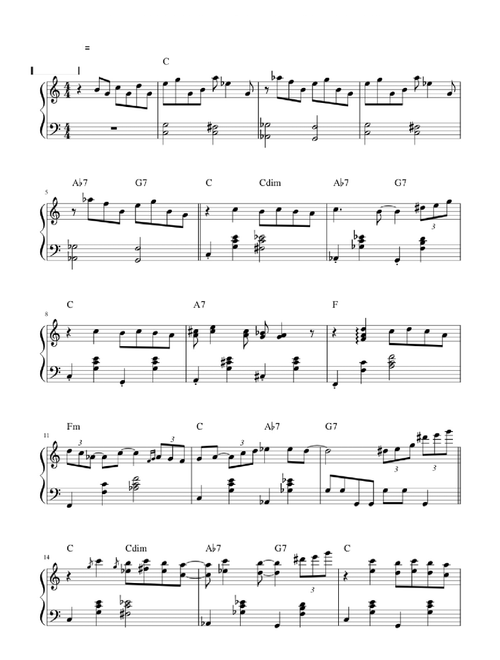 Dream a Little Dream of Me (Piano Solo) (Arr. Hunter Hughes) - Fabian Andre (Piano-Vocal-Guitar (Piano Accompaniment))